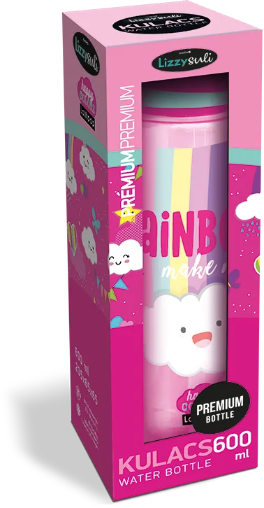 Kulacs Prémium 600 ml Lollipop RAINBOW