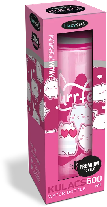Kulacs Prémium 600 ml KitTok PURRFECT