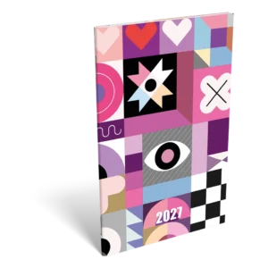 LizzyCalendar Zsebnaptár A6 heti tűzött Superb