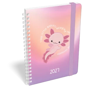 LizzyCalendar Zsebnaptár B6 heti spirálos, gumis Cheerful