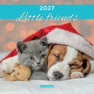 LizzyCalendar Falinaptár lemez nagy 30x30 Little Friends