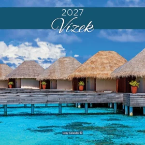 LizzyCalendar Falinaptár lemez nagy 30x30 Vizek